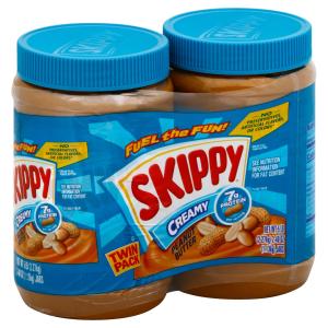 Skippy - Creamy Peanutbutter Twin pk