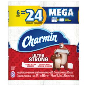 Charmin - Ultra Strong 6 Mega rl Bath Tissue
