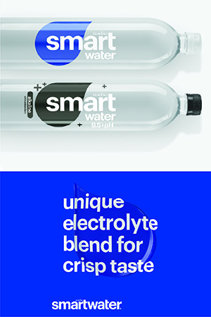 smartwater a unique electrolyte blend for crisp taste