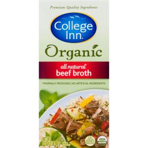 College Inn - All Natural Organic Beef Broth Aseptic