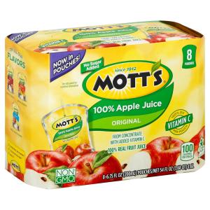 mott's - Apple 100 Juice 8pk