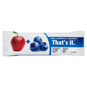 That's it. - Apple Blueberry Bar