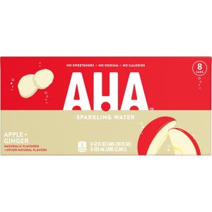 Aha - Apple & Ginger Sparkling Water Cans