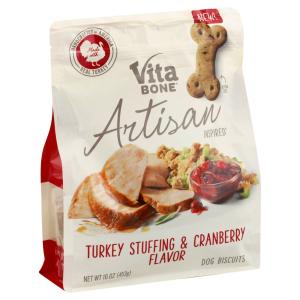 Vita Bone - Artisan Turkey Stuffing Cranberry Treat