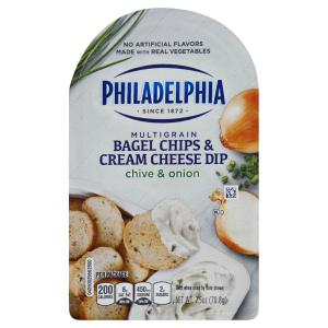 Philadelphia - Bagel Chip cc Dip Chive Onion