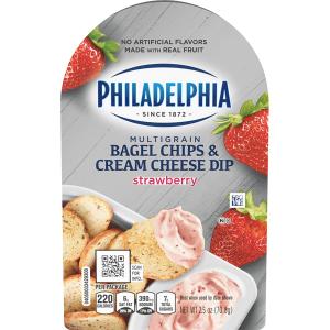 Philadelphia - Bagel Chp cc Dip Strawberry