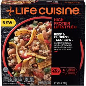 Life Cuisine - Beef Chorizo Taco Bowl