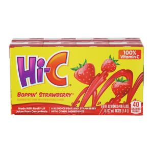 Hi-c - Boppin Strawberry 8 pk