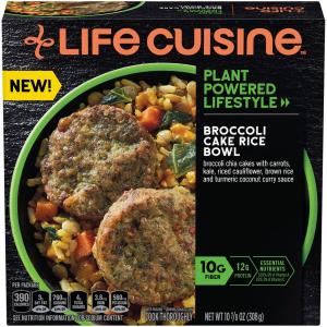 Life Cuisine - Broccoli Cake Rice Bowl