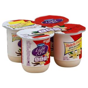 Dannon - Carb Control Vanilla Cream 4pk