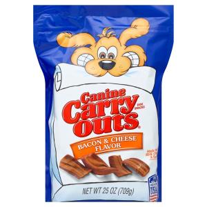 Canine Carry Outs - Bacon & Cheese Flavor Dog Snacks
