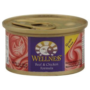 Wellness - Wet Cat Food Beff Chkn