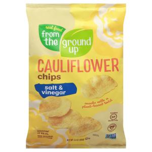 from the Ground up - Cauliflower Salt & Vinegar Chips