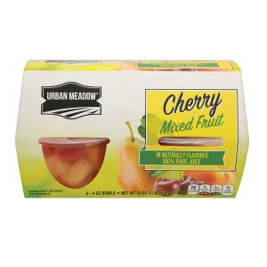 Urban Meadow - Cherry Mixed Frt Cup 4pk