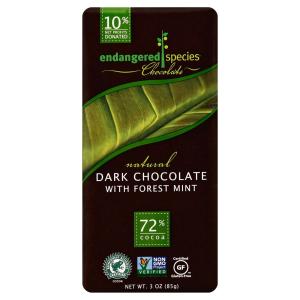 Endangered Species - Choc Bar Rain Forest Drk Mint