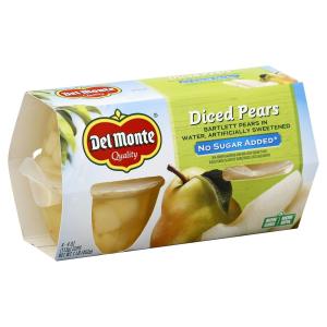 Del Monte - Diced Pears Nsa 4pk