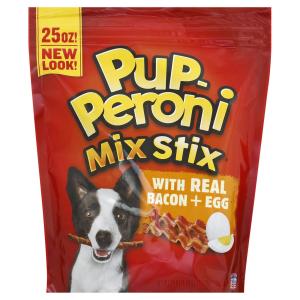 pup-peroni - Dog Treats Mix Stix Bacon with Egg