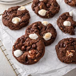 Double Chocolate Marshmallow Cookies – Urban Meadow