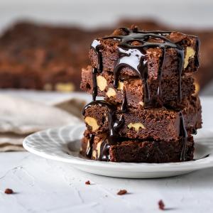 Double Chocolate Walnut Brownies – Urban Meadow