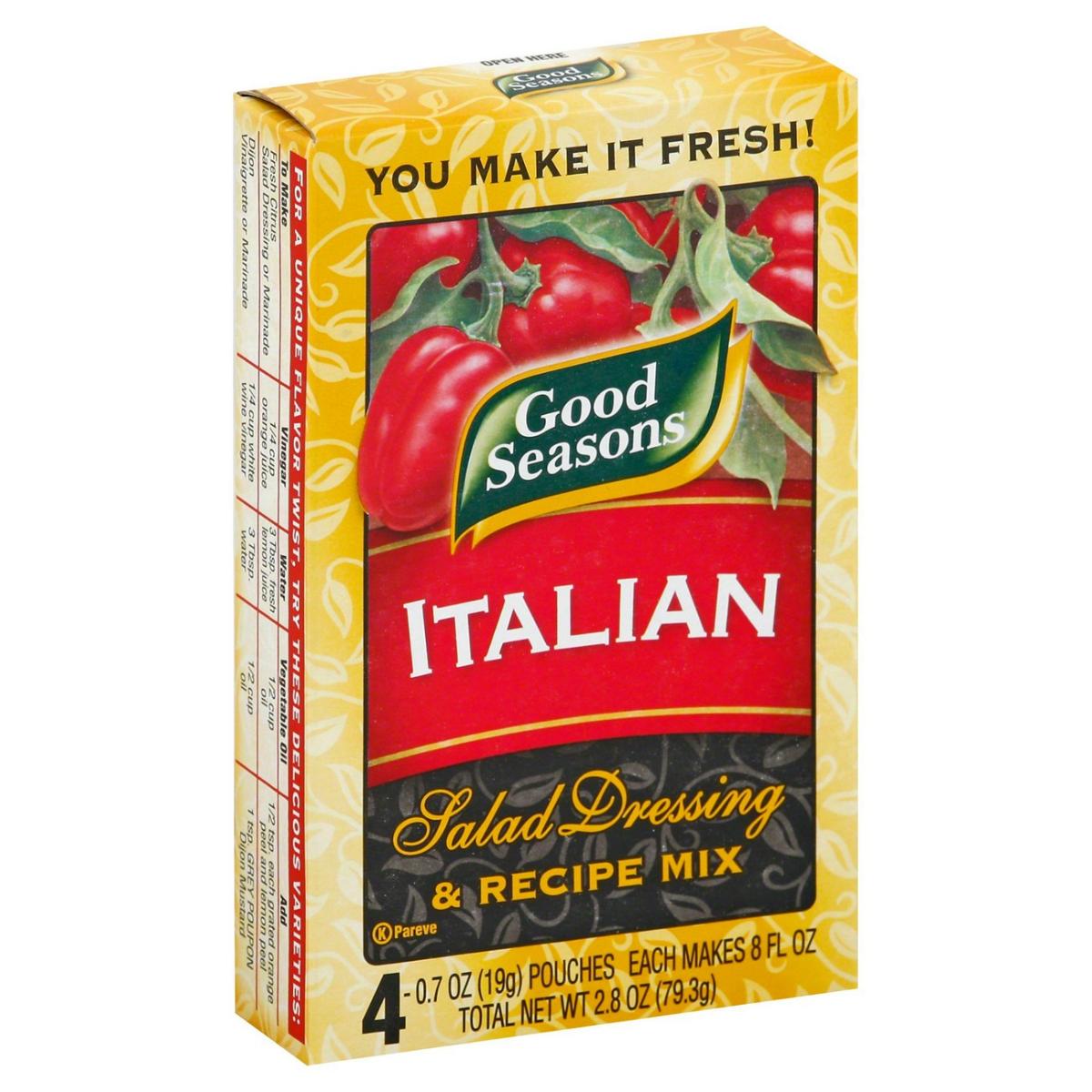 DRESSING ITALIAN 4 PK