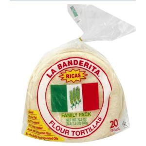 La Banderita - Flour Tortillas Family pk