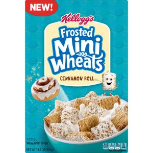 kellogg's - Frosted Mini Wheats Cinnamon Roll Cereal