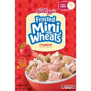 kellogg's - Strawberry Frosted Mini Wheats Cereal