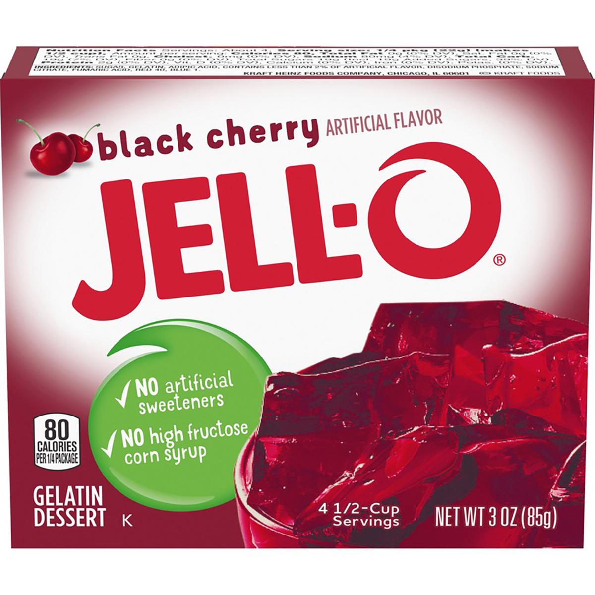 GELATIN BLACK CHERRY