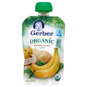 Gerber - Org Pouch Banana Squash