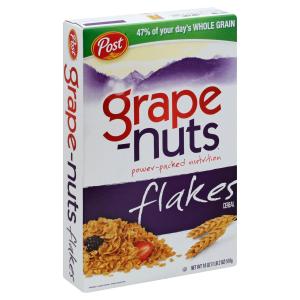 Post - Grape Nuts Flakes Breakfast Cereal