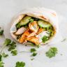 Hummus and Chicken Pita Wrap - Urban Meadow