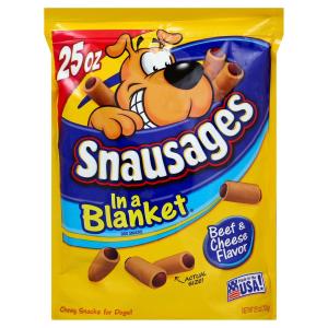Snausages - in a Blanket Beef and Cheese Dog Treats