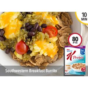 Kellogg's® Special K® Southwestern Breakfast Burrito Bowl