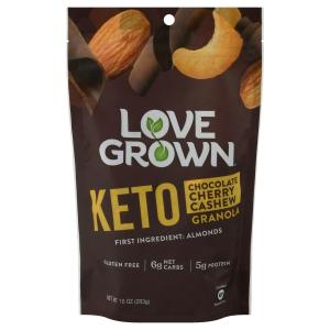 Love Grown - Keto Chocolate Cherry Cashew Granola