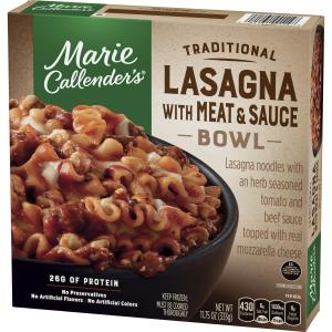 Marie callender's - Lasagna W Meat Sauce Bowl