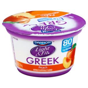 Dannon - Light Fit Greek Peach Yogurt