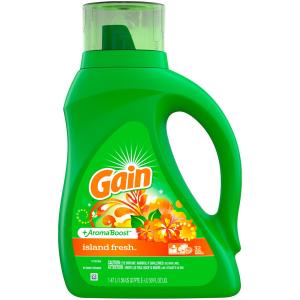Gain - Liquid Detergent Island Fresh 2X32ld