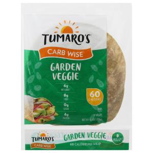 tumaro's - Low Carb Garden Veggie Wrap