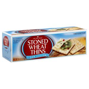 Stoned Wheat Thins - Lower Sodium Snack Crackers