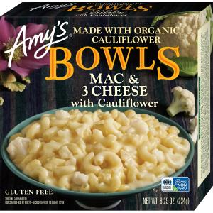 amy's - Bowls Mac & 3 Cheese with Cauliflower