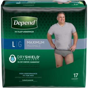 Depend - Max Abs Large Men Underwear