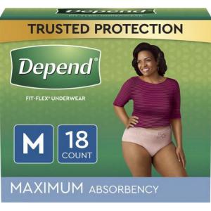 Depend - Depend Max Med Underwear bl