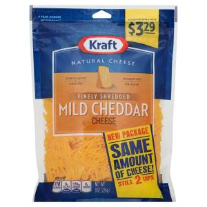 Kraft - Mild Cheddar Shreds pp 3 29