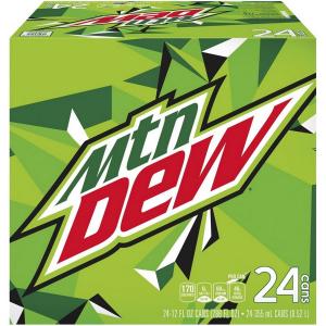 Mountain Dew - mt Dew Soda 24pk Cube