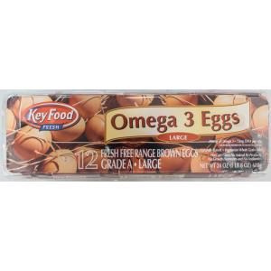 Key Food - Omega 3 Large Eggs