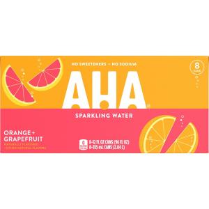 Aha - Orange Grapefruit Sparkling Water