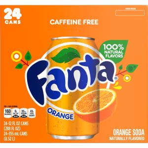 Fanta - Orange Soda 122l24ct