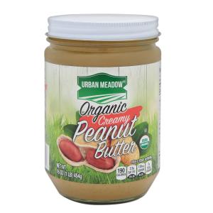 Urban Meadow Green - Organic Creamy Peanut Butter