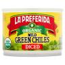 ORGANIC DICED MILD GREEN CHILES