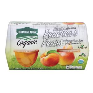 Urban Meadow Green - Organic Peach Pear Bowl 4pk